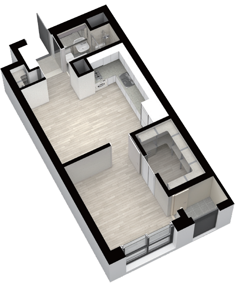 45m²OA 평면도