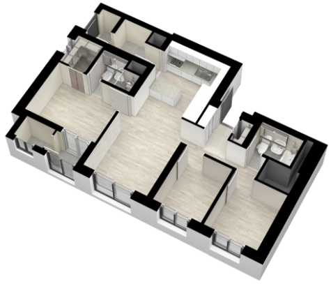 59m²A 평면도