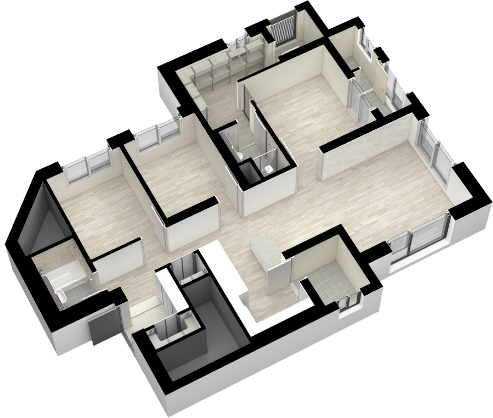 74m²B 평면도