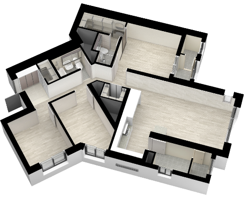 84m²A 평면도